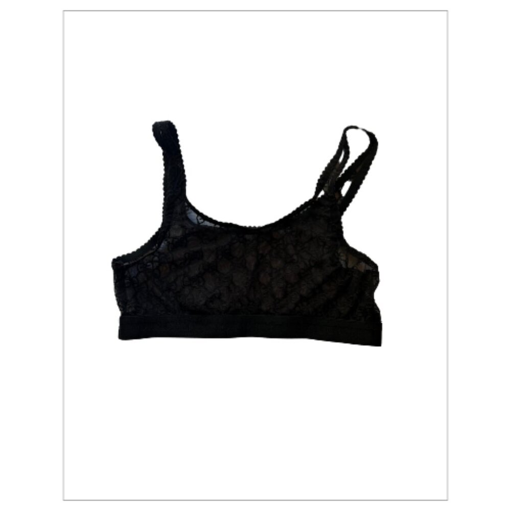 NWOT Black GUCCI Bralette Size M (BB0241)